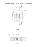 Pen featuring as a USB memory device diagram and image