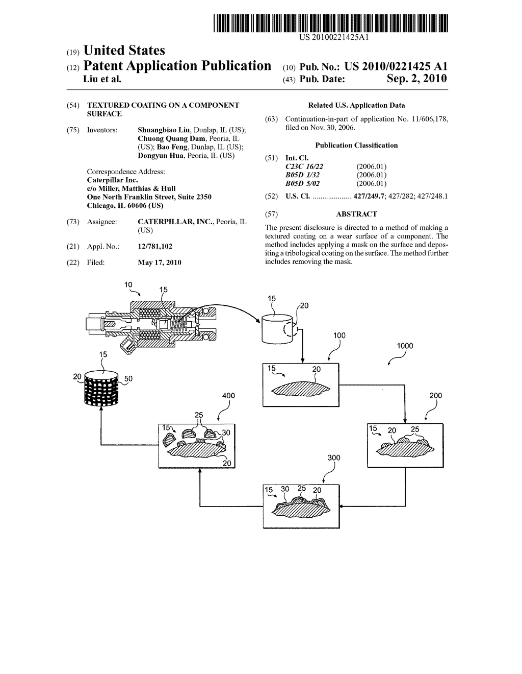 Textured Coating on a Component Surface - diagram, schematic, and image 01