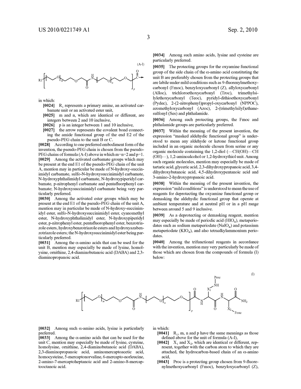 THREE-FUNCTIONAL PSEUDO-PEPTIDIC REAGENT, AND USES AND APPLICATIONS THEREOF - diagram, schematic, and image 04