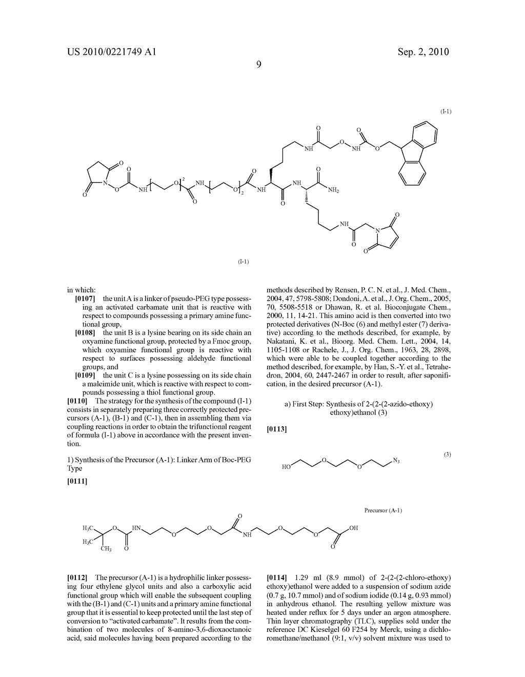 THREE-FUNCTIONAL PSEUDO-PEPTIDIC REAGENT, AND USES AND APPLICATIONS THEREOF - diagram, schematic, and image 10