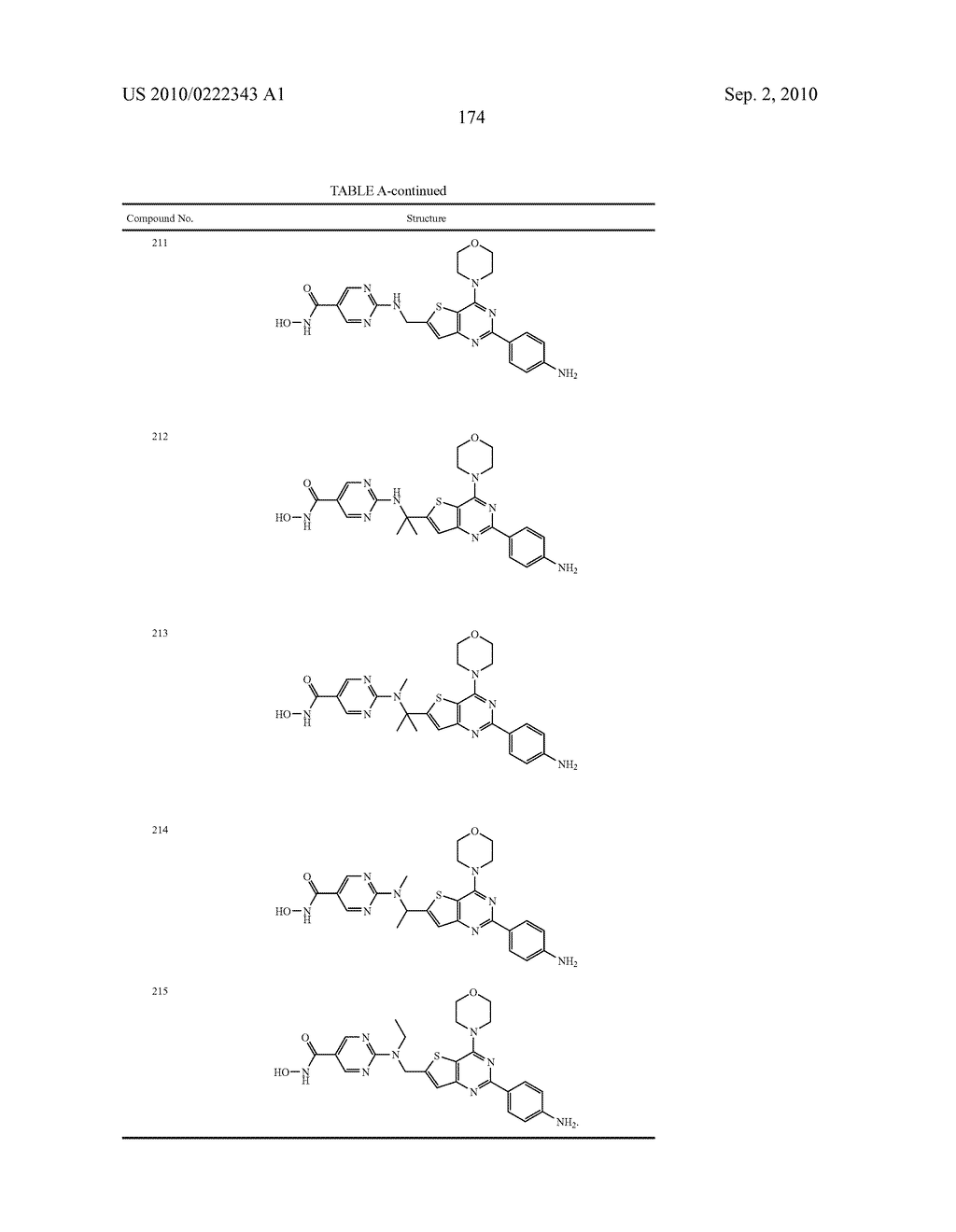 PHOSPHOINOSITIDE 3-KINASE INHIBITORS WITH A ZINC BINDING MOIETY - diagram, schematic, and image 175