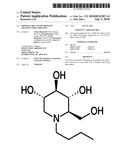 Iminosugars and methods of treating viral diseases diagram and image