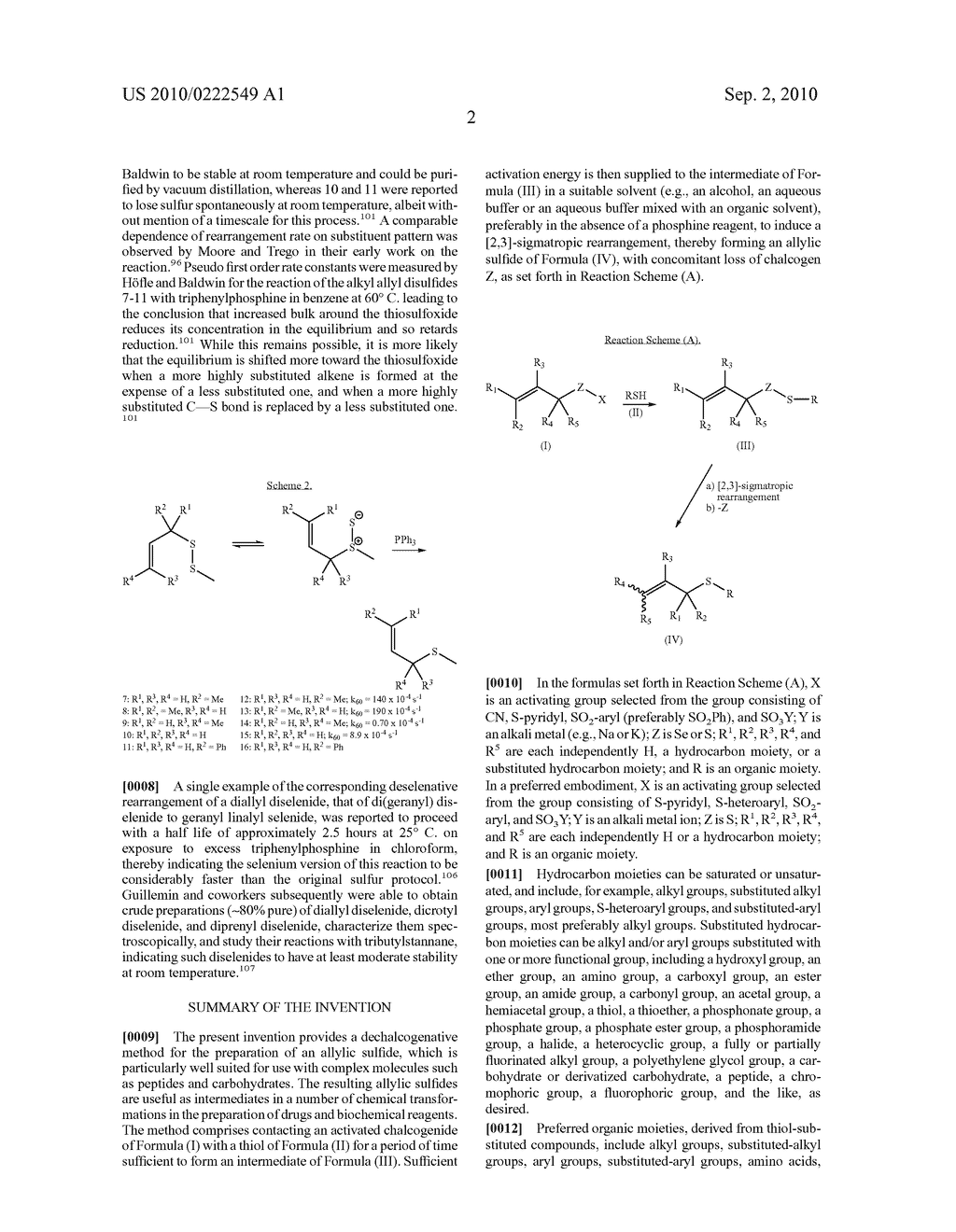 DECHALCOGENATIVE METHODS FOR THE PREPARATION OF ALLYLIC SULFIDES - diagram, schematic, and image 03