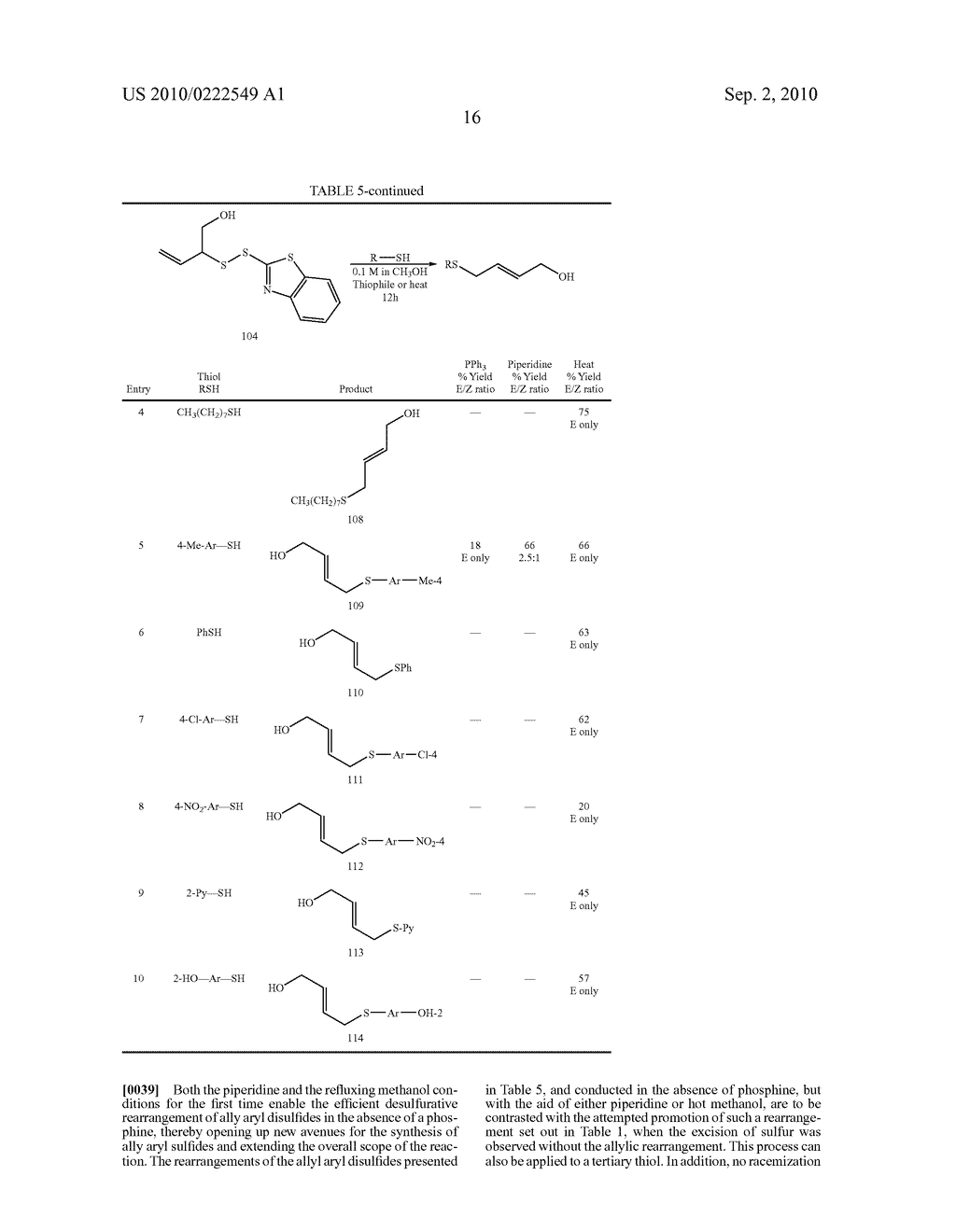 DECHALCOGENATIVE METHODS FOR THE PREPARATION OF ALLYLIC SULFIDES - diagram, schematic, and image 17