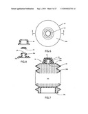 Fluid delivery device with variable force spring diagram and image