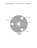 Fluid delivery device with variable force spring diagram and image