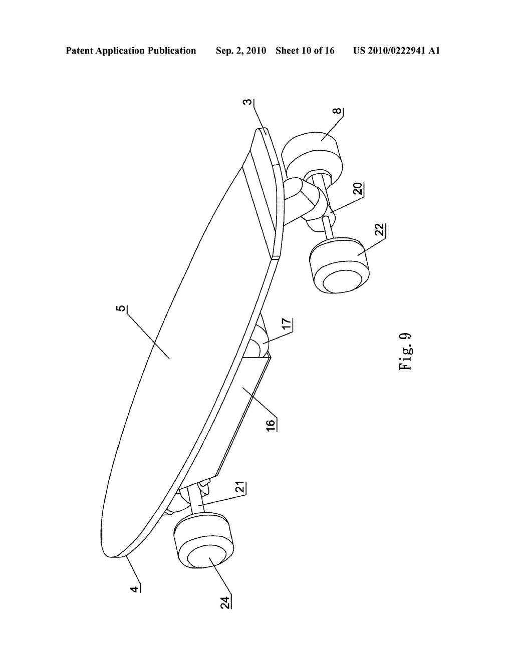 Remote Control Electric Powered Skateboard - diagram, schematic, and image 11