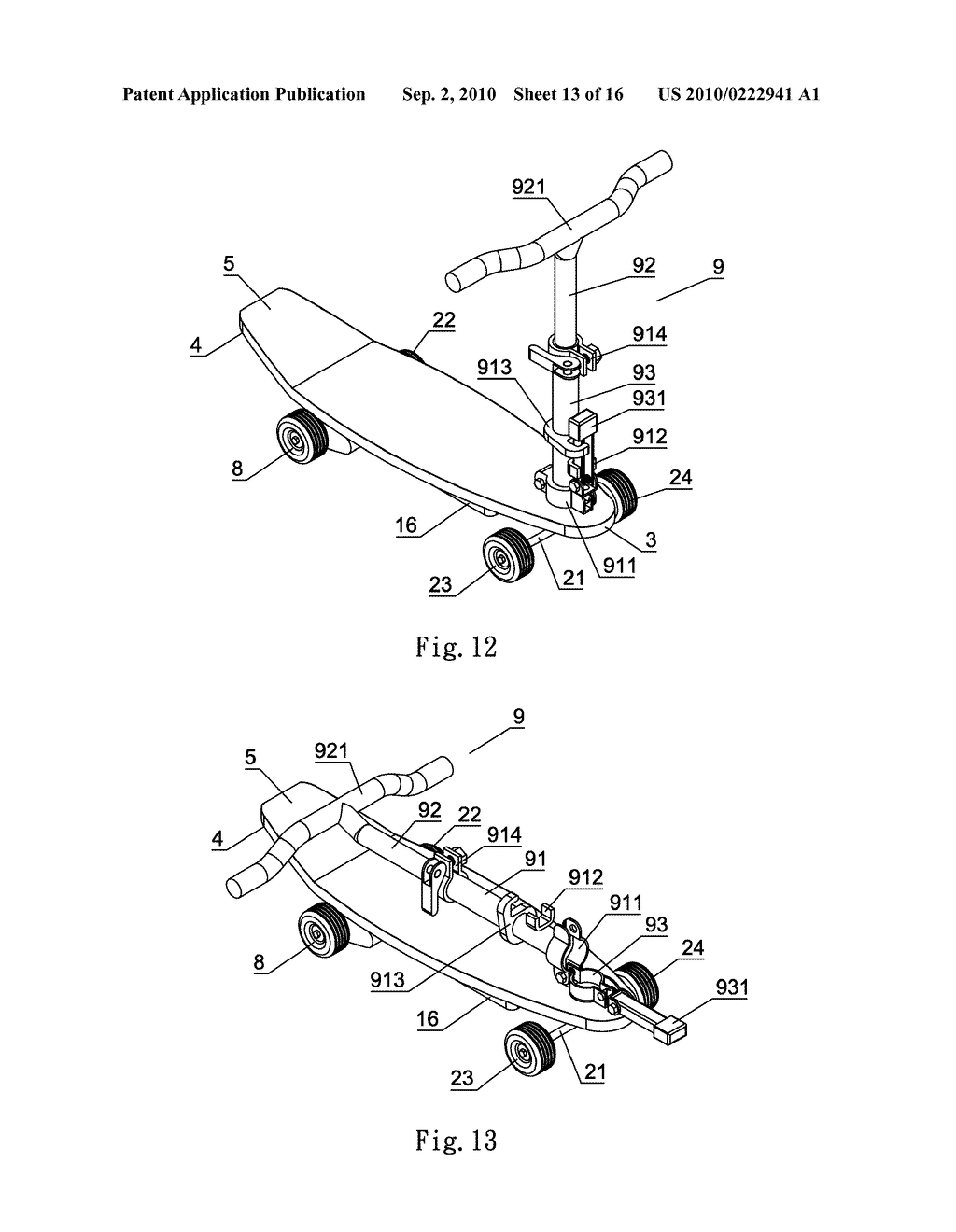 Remote Control Electric Powered Skateboard - diagram, schematic, and image 14