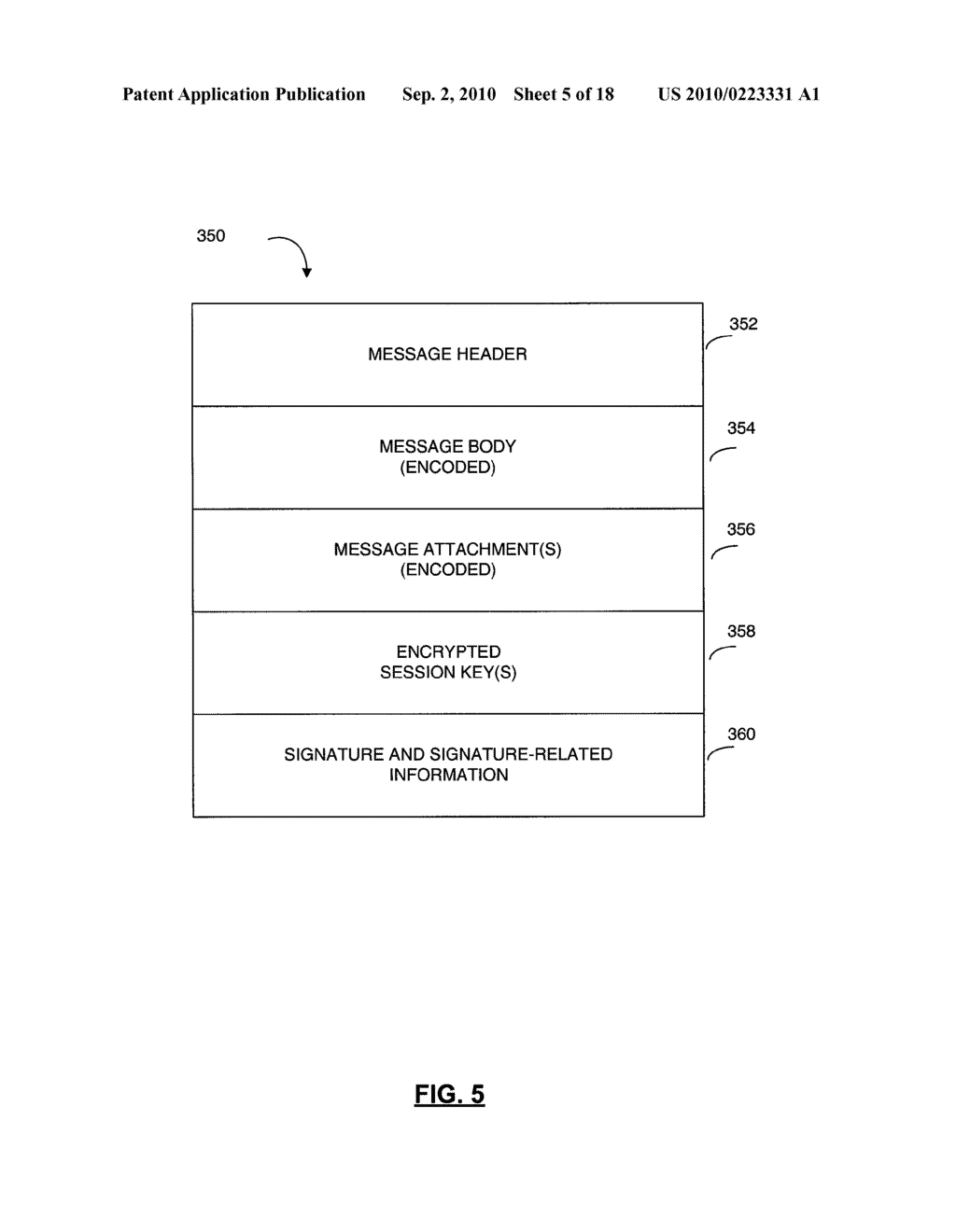 SYSTEMS AND METHODS FOR PROTECTING HEADER FIELDS IN A MESSAGE - diagram, schematic, and image 06