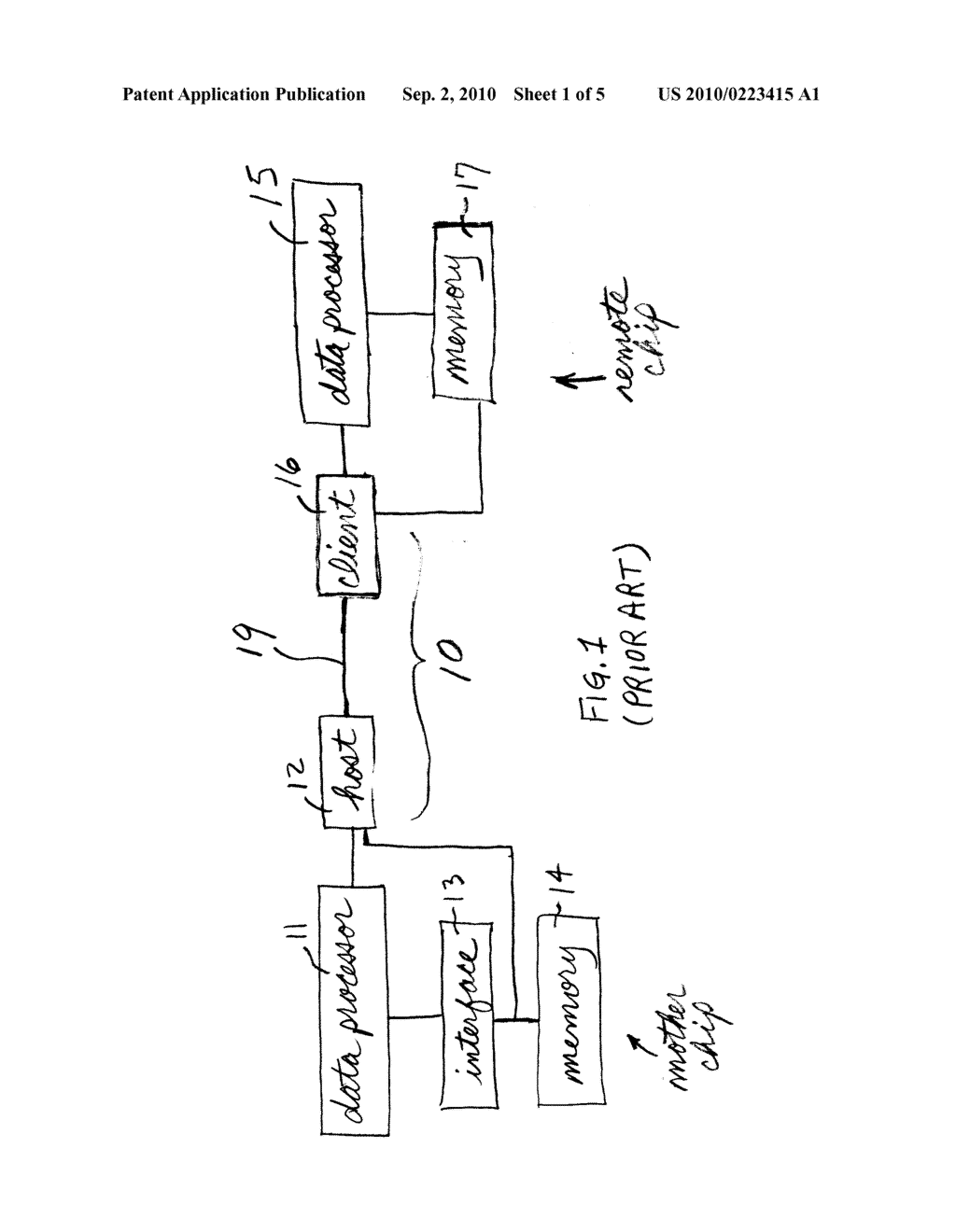 REMOTE MEMORY ACCESS USING REVERSIBLE HOST/CLIENT INTERFACE - diagram, schematic, and image 02