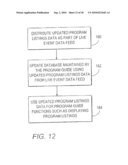 PROGRAM GUIDE SYSTEM WITH REAL-TIME DATA SOURCES diagram and image