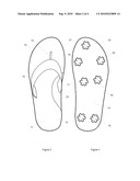 Sandal with Cleats diagram and image