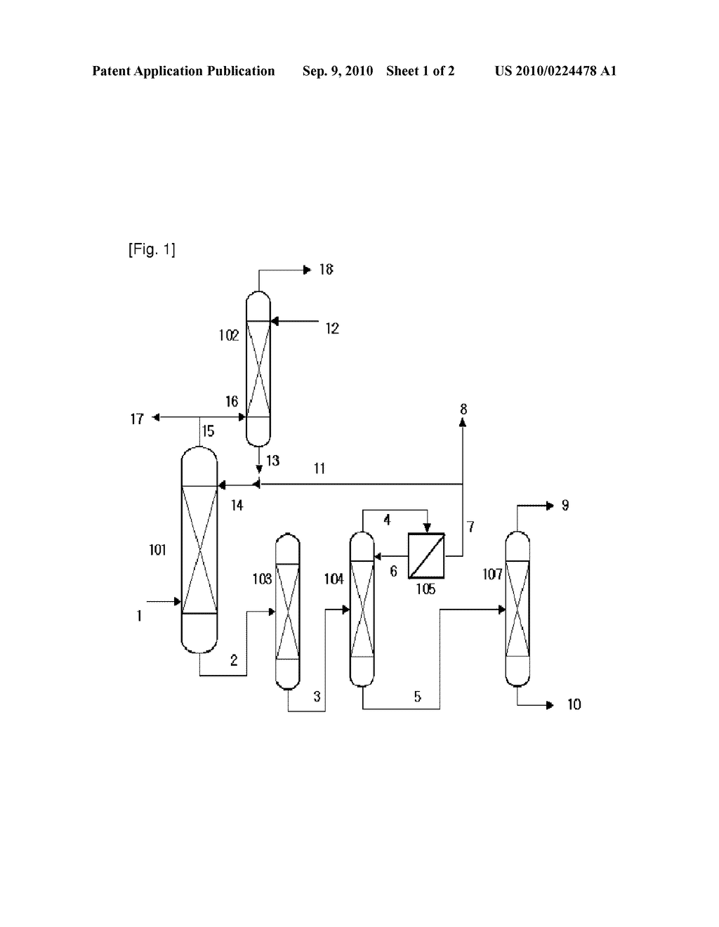 METHOD FOR COLLECTING (METH)ACRYLIC ACID AND APPARATUS FOR COLLECTING (METH)ACRYLIC ACID - diagram, schematic, and image 02
