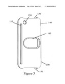 Thin Object Holder Apparatus for Use with a Portable Device Patent diagram and image