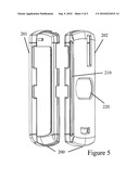 Thin Object Holder Apparatus for Use with a Portable Device Patent diagram and image