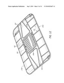 RECEPTACLE WITH MOTION DAMPER FOR LID, AIR FILTRATION DEVICE, AND ANTI-SLIDING MECHANISM diagram and image