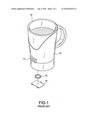 Liquid container capable of self-generating power and showing temprature diagram and image