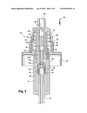 DEVICE FOR DELIVERING A SUBSTANCE, THE DEVICE INCLUDING A PUMP COMPRISING A STATIONARY PORTION AND A MOVABLE PORTION diagram and image