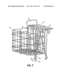 Detachable Collapsible Bicycle Basket diagram and image