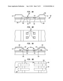 CHIPS HAVING REAR CONTACTS CONNECTED BY THROUGH VIAS TO FRONT CONTACTS diagram and image