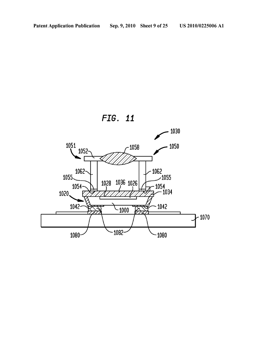 CHIPS HAVING REAR CONTACTS CONNECTED BY THROUGH VIAS TO FRONT CONTACTS - diagram, schematic, and image 10