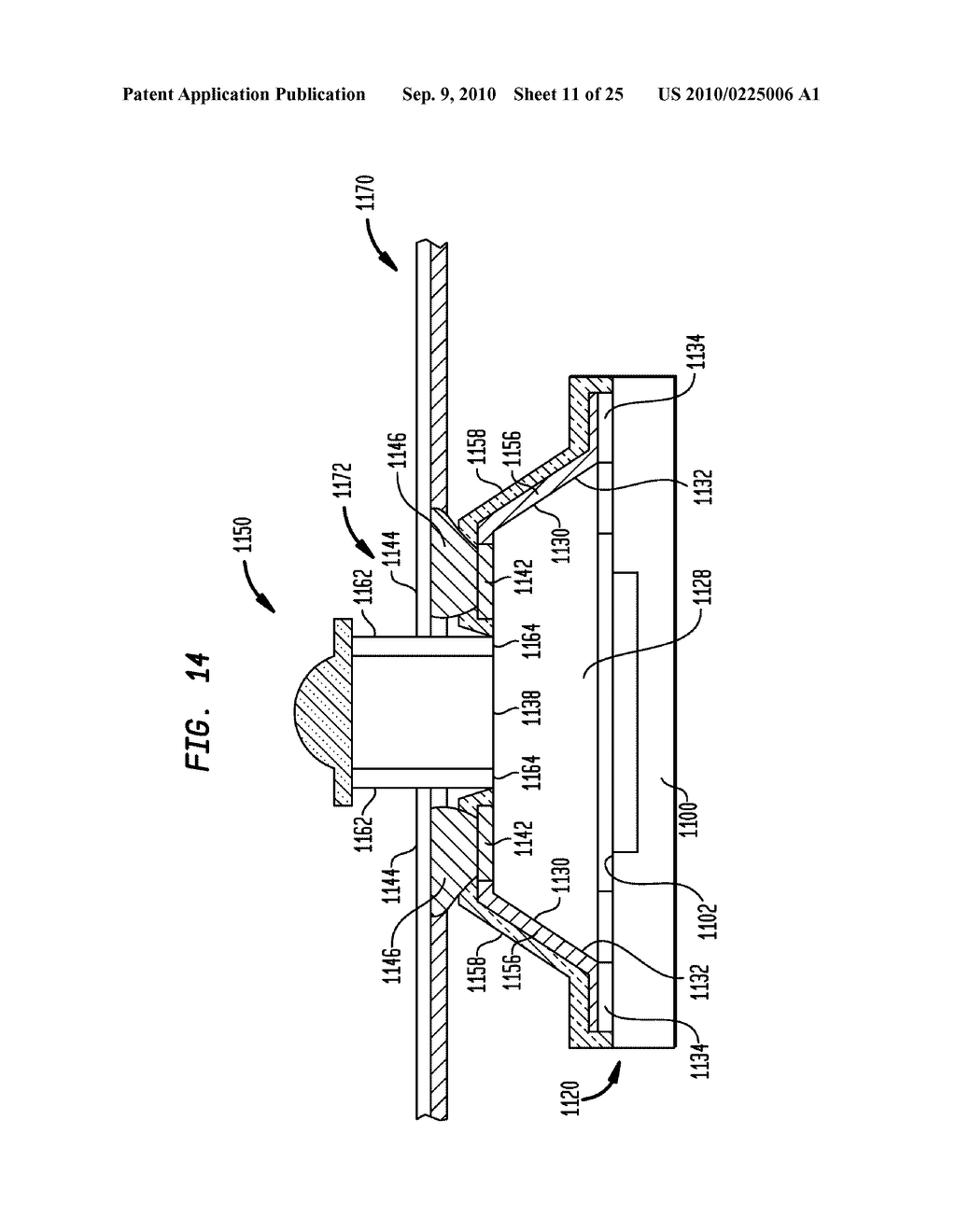 CHIPS HAVING REAR CONTACTS CONNECTED BY THROUGH VIAS TO FRONT CONTACTS - diagram, schematic, and image 12