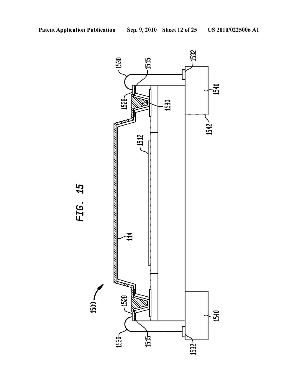 CHIPS HAVING REAR CONTACTS CONNECTED BY THROUGH VIAS TO FRONT CONTACTS - diagram, schematic, and image 13