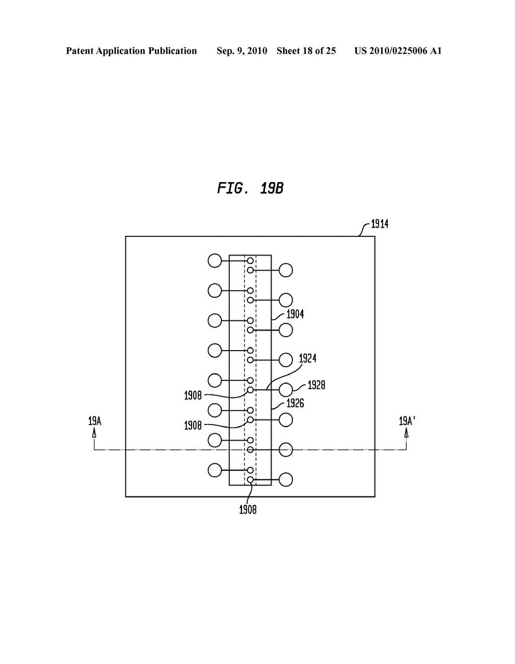 CHIPS HAVING REAR CONTACTS CONNECTED BY THROUGH VIAS TO FRONT CONTACTS - diagram, schematic, and image 19