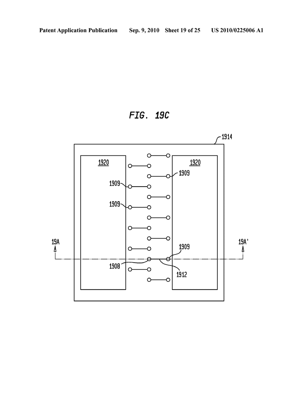 CHIPS HAVING REAR CONTACTS CONNECTED BY THROUGH VIAS TO FRONT CONTACTS - diagram, schematic, and image 20