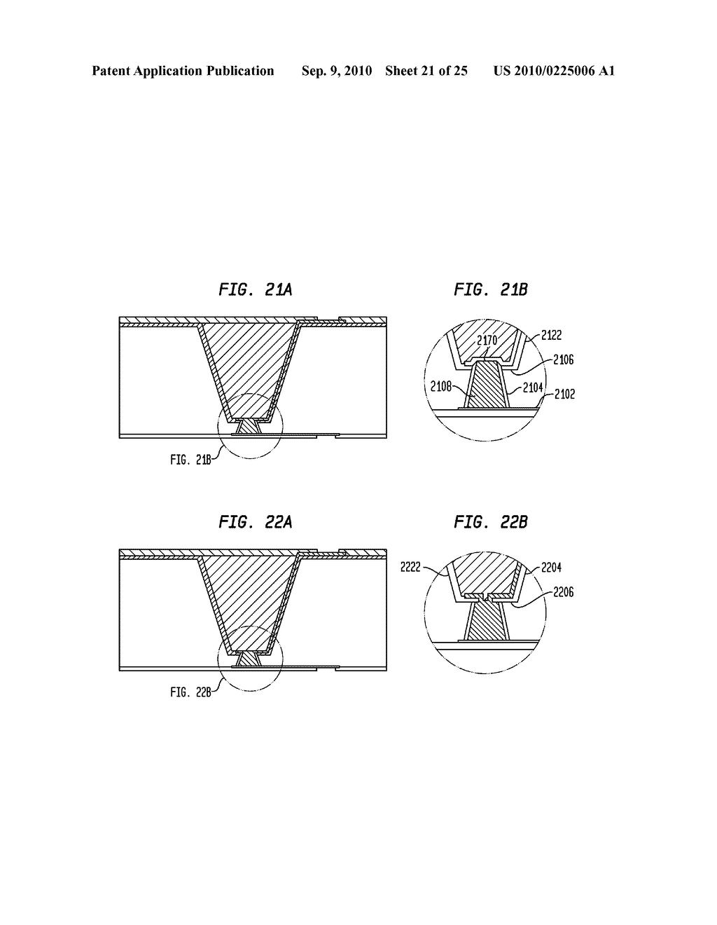 CHIPS HAVING REAR CONTACTS CONNECTED BY THROUGH VIAS TO FRONT CONTACTS - diagram, schematic, and image 22