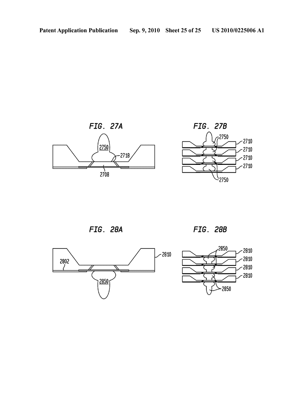 CHIPS HAVING REAR CONTACTS CONNECTED BY THROUGH VIAS TO FRONT CONTACTS - diagram, schematic, and image 26