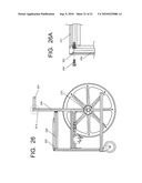 Structure, Components and Method for Constructing and Operating an Automatically self locking manually propelled vehicle such as a wheel chair diagram and image