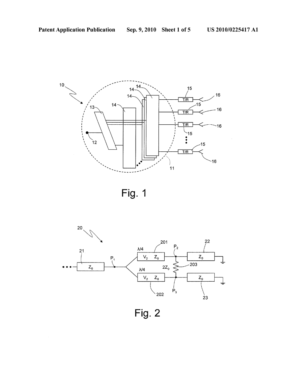N-Way Divider/Combiner, With N Different From A Power Of Two, Obtained In Planar, Monolithic, And Single-Face Technology For Distribution Networks For Avionic Radars With Electronic Beam-Scanning Antenna - diagram, schematic, and image 02