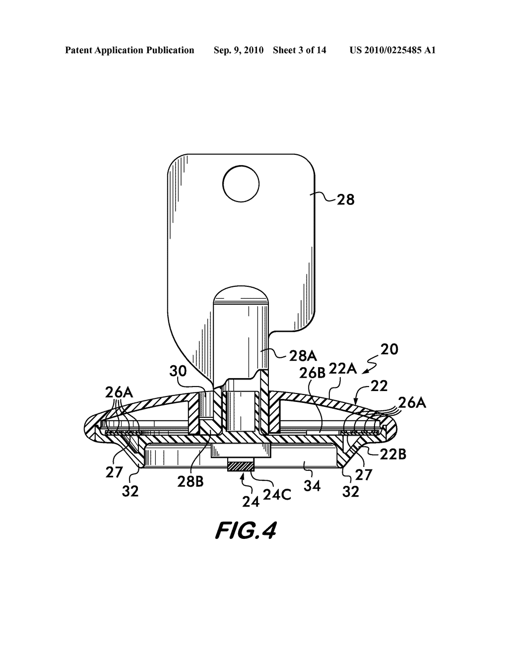 SECURITY HARD TAG WITH ATTACHMENT CLIP AND METHOD FOR ATTACHING AND DETACHING - diagram, schematic, and image 04