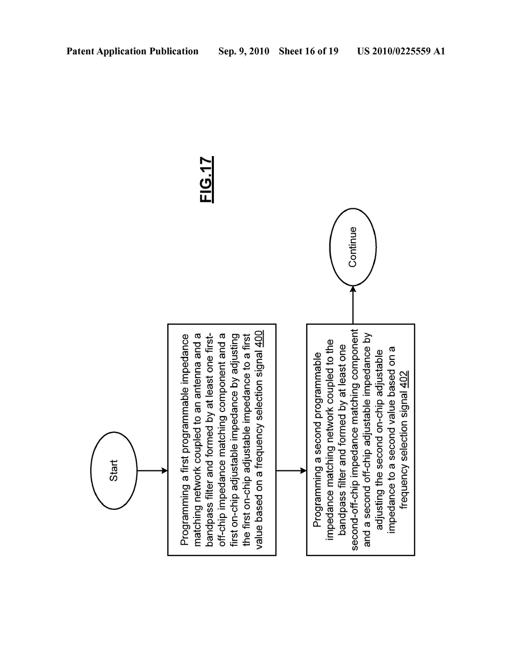 RF RECEPTION SYSTEM AND INTEGRATED CIRCUIT WITH PROGRAMMABLE IMPEDANCE MATCHING NETWORK AND METHODS FOR USE THEREWITH - diagram, schematic, and image 17