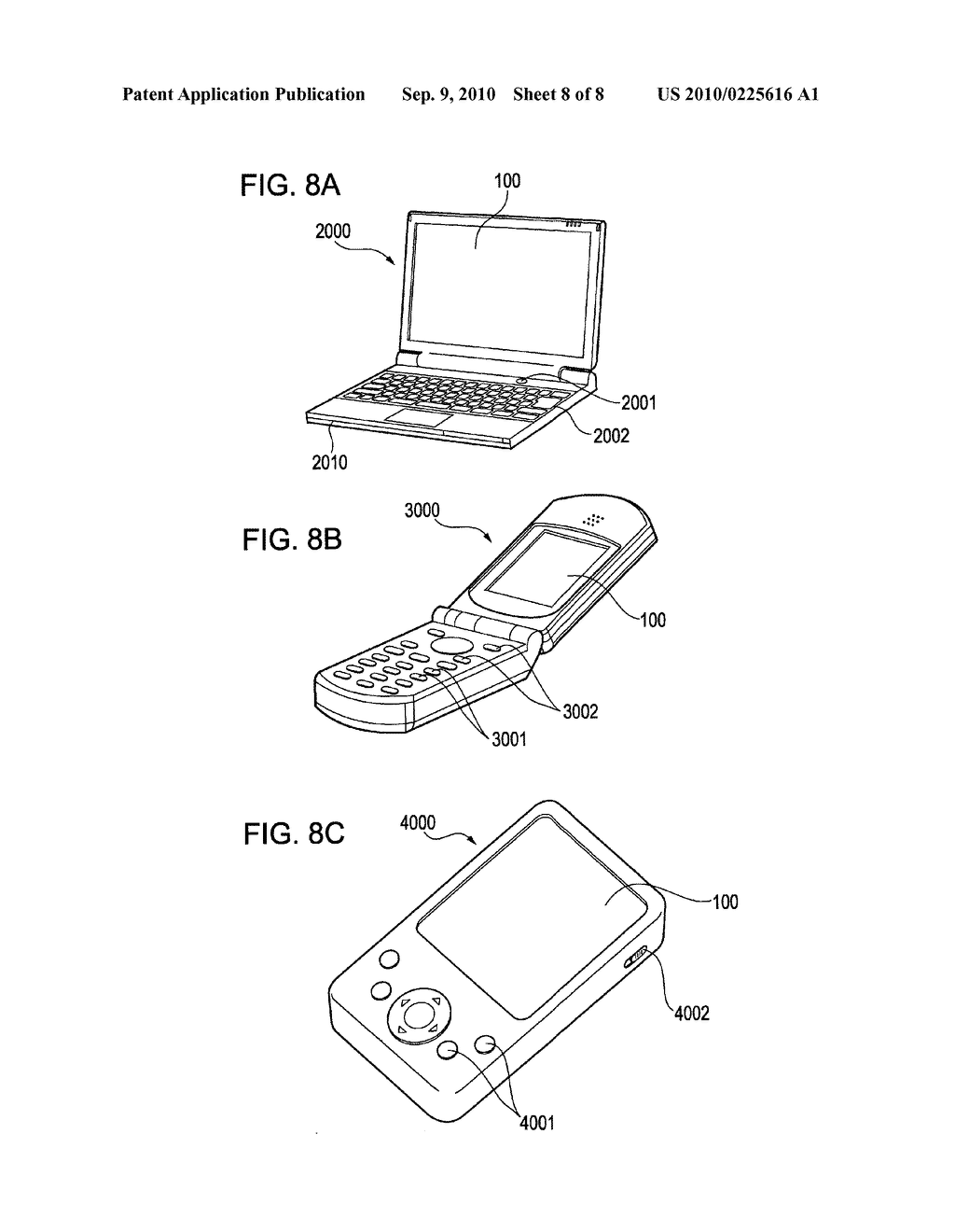 DISPLAY DEVICE WITH POSITION DETECTING FUNCTION AND ELECTRONIC APPARATUS - diagram, schematic, and image 09