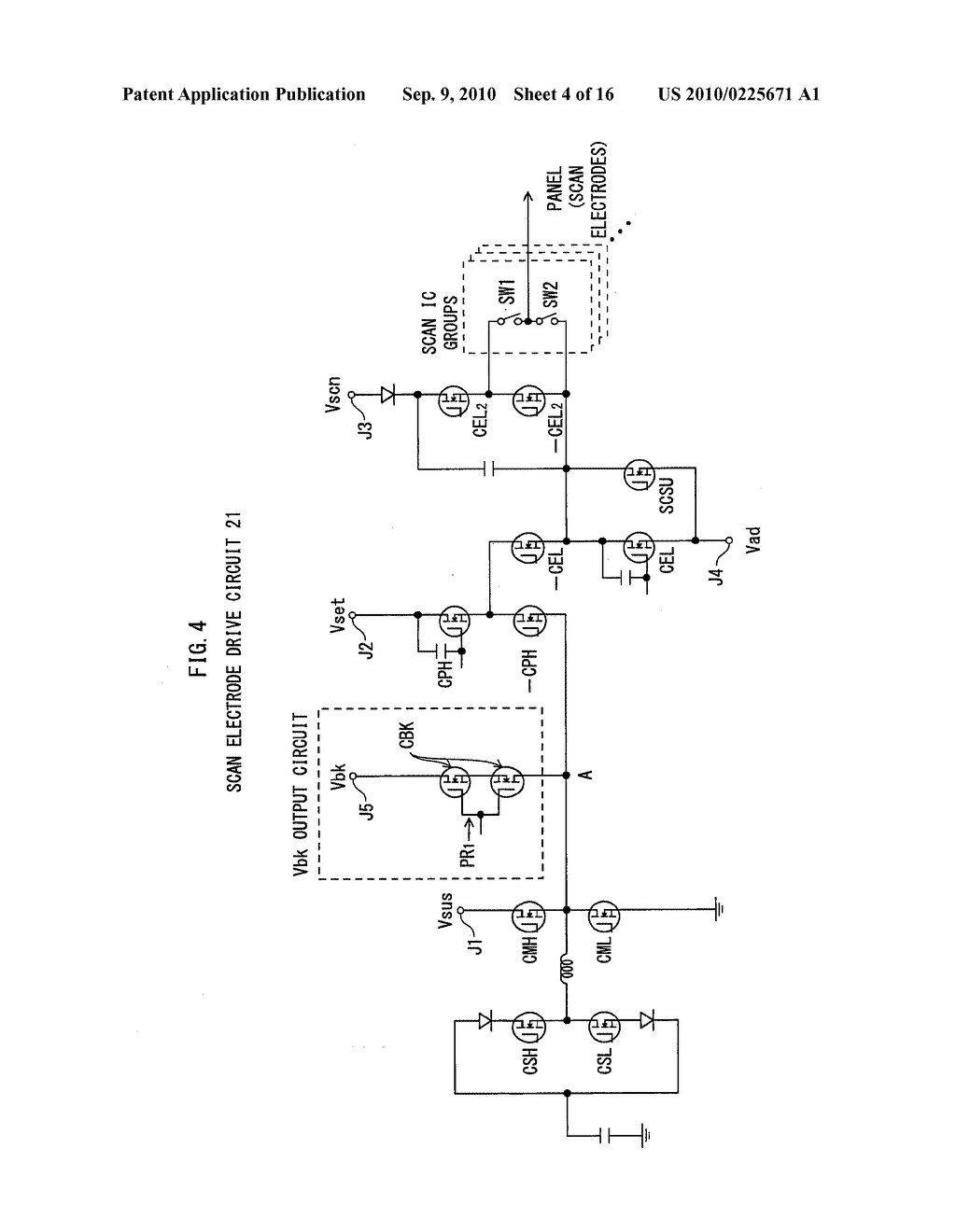 METHOD FOR DRIVING PLASMA DISPLAY PANEL AND PLASMA DISPLAY DEVICE - diagram, schematic, and image 05