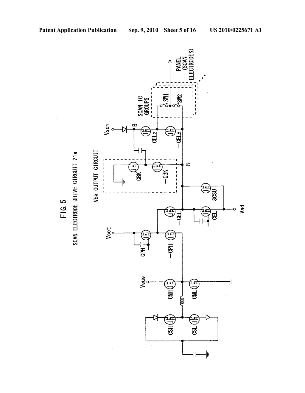 METHOD FOR DRIVING PLASMA DISPLAY PANEL AND PLASMA DISPLAY DEVICE - diagram, schematic, and image 06