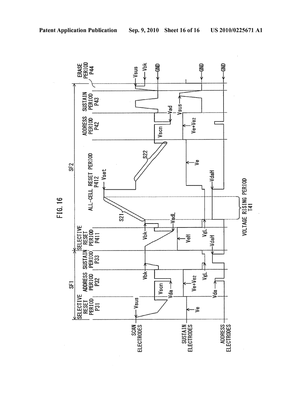 METHOD FOR DRIVING PLASMA DISPLAY PANEL AND PLASMA DISPLAY DEVICE - diagram, schematic, and image 17