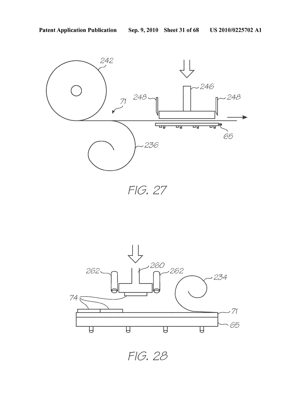 Printhead Assembly Incorporating Plural Printhead Integrated Circuits Sealed To Support Member With Polymer Sealing Film - diagram, schematic, and image 32