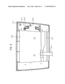 Metal plate member, information display apparatus and panel unit manufacturing method diagram and image