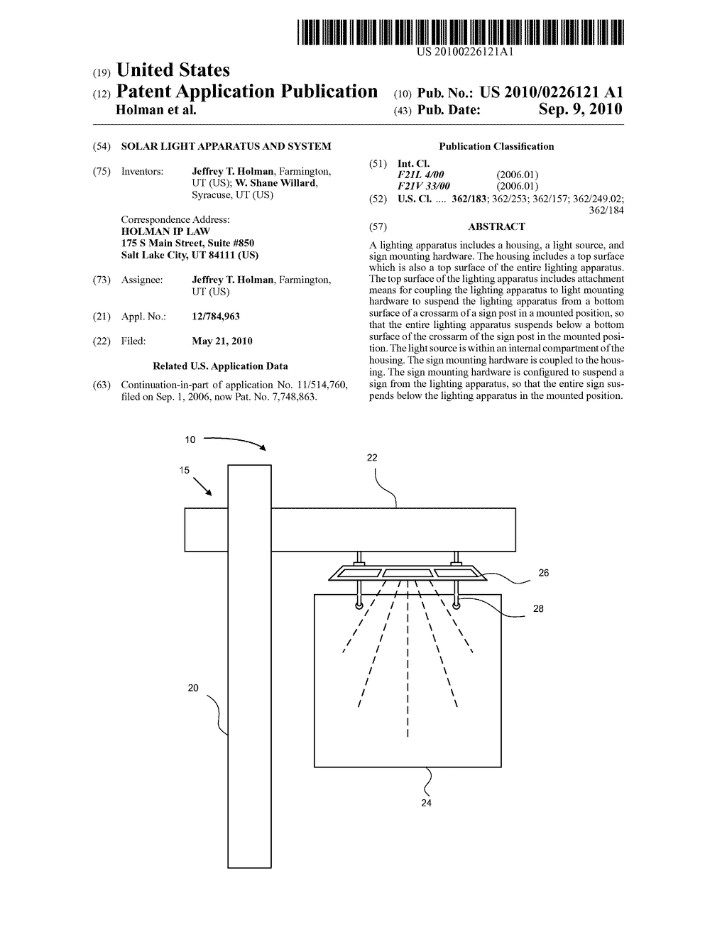 SOLAR LIGHT APPARATUS AND SYSTEM - diagram, schematic, and image 01