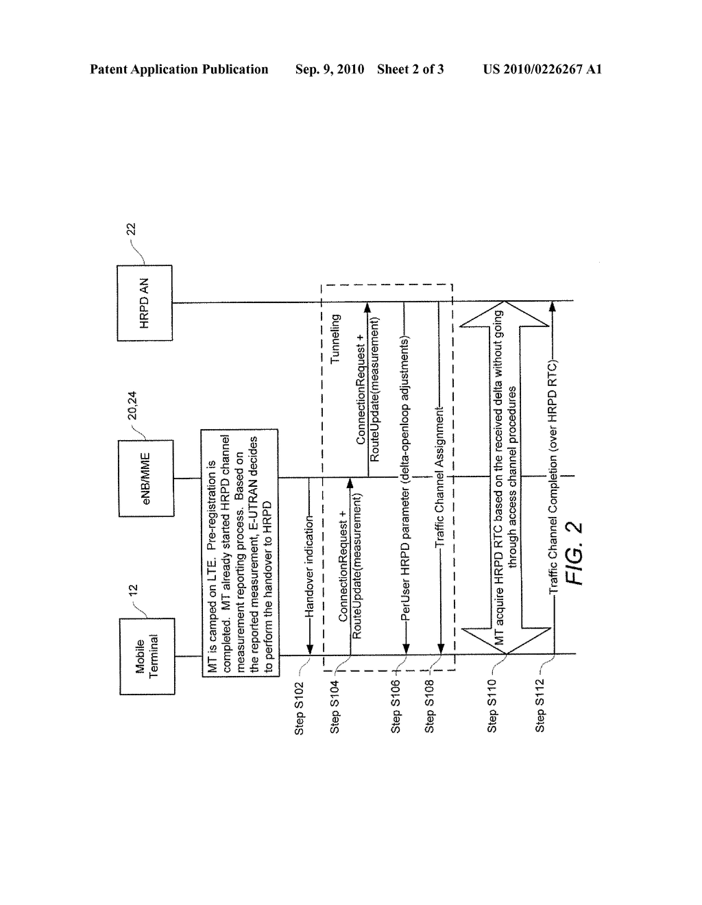 METHOD AND SYSTEM FOR DETERMINING ACCESS DURING INTER-TECHNOLOGIES HANDOFF - diagram, schematic, and image 03