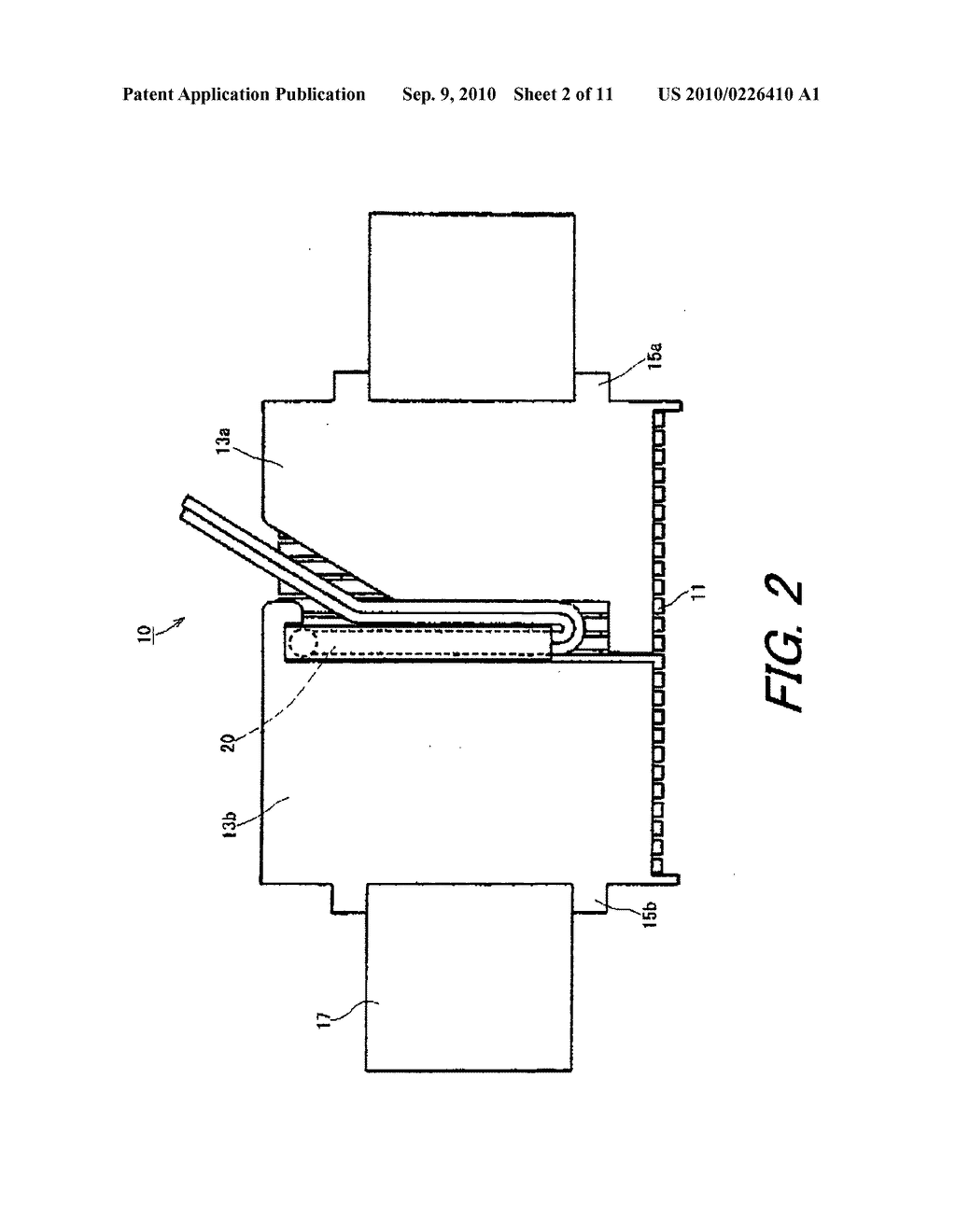 Securing structure of sensor element having lead and securing unit thereof - diagram, schematic, and image 03