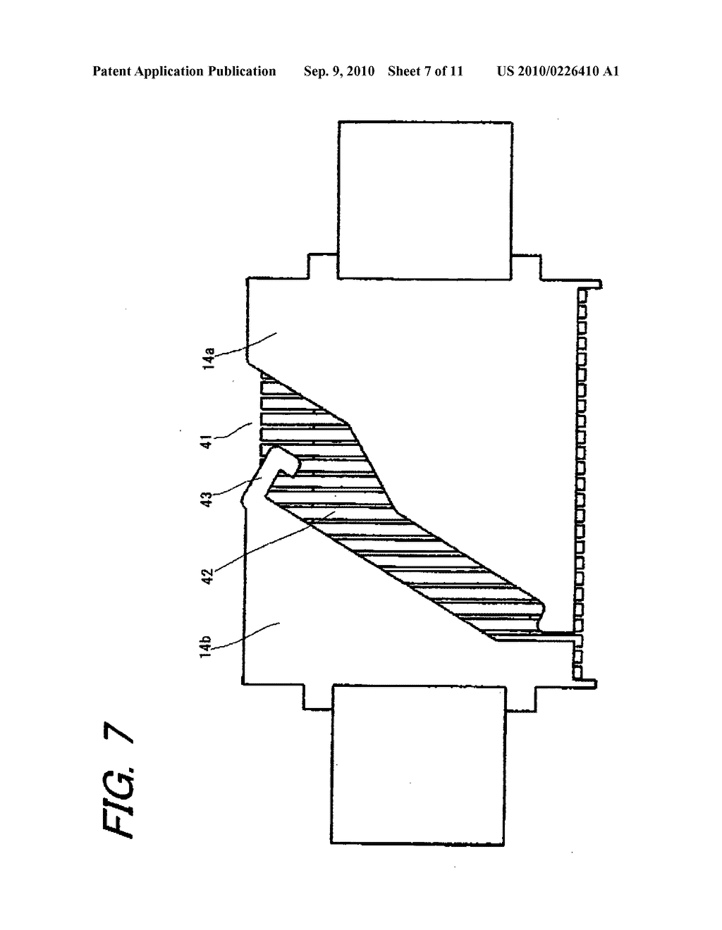 Securing structure of sensor element having lead and securing unit thereof - diagram, schematic, and image 08