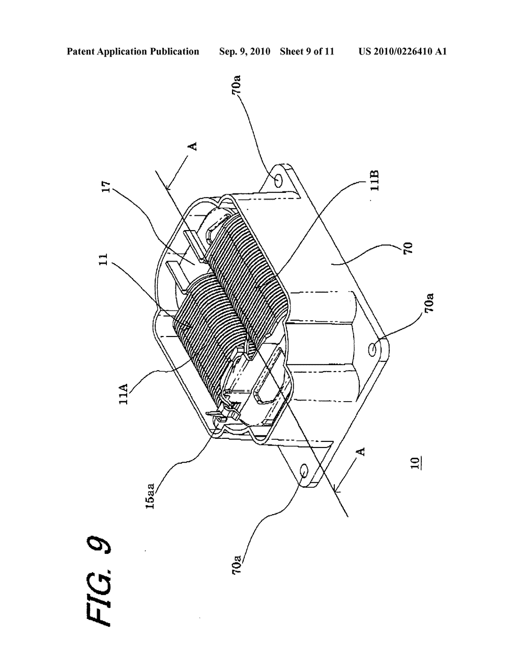 Securing structure of sensor element having lead and securing unit thereof - diagram, schematic, and image 10