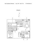 Communication terminal, display control method, and computer-readable medium storing display control program diagram and image