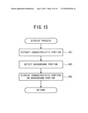 Communication terminal, display control method, and computer-readable medium storing display control program diagram and image