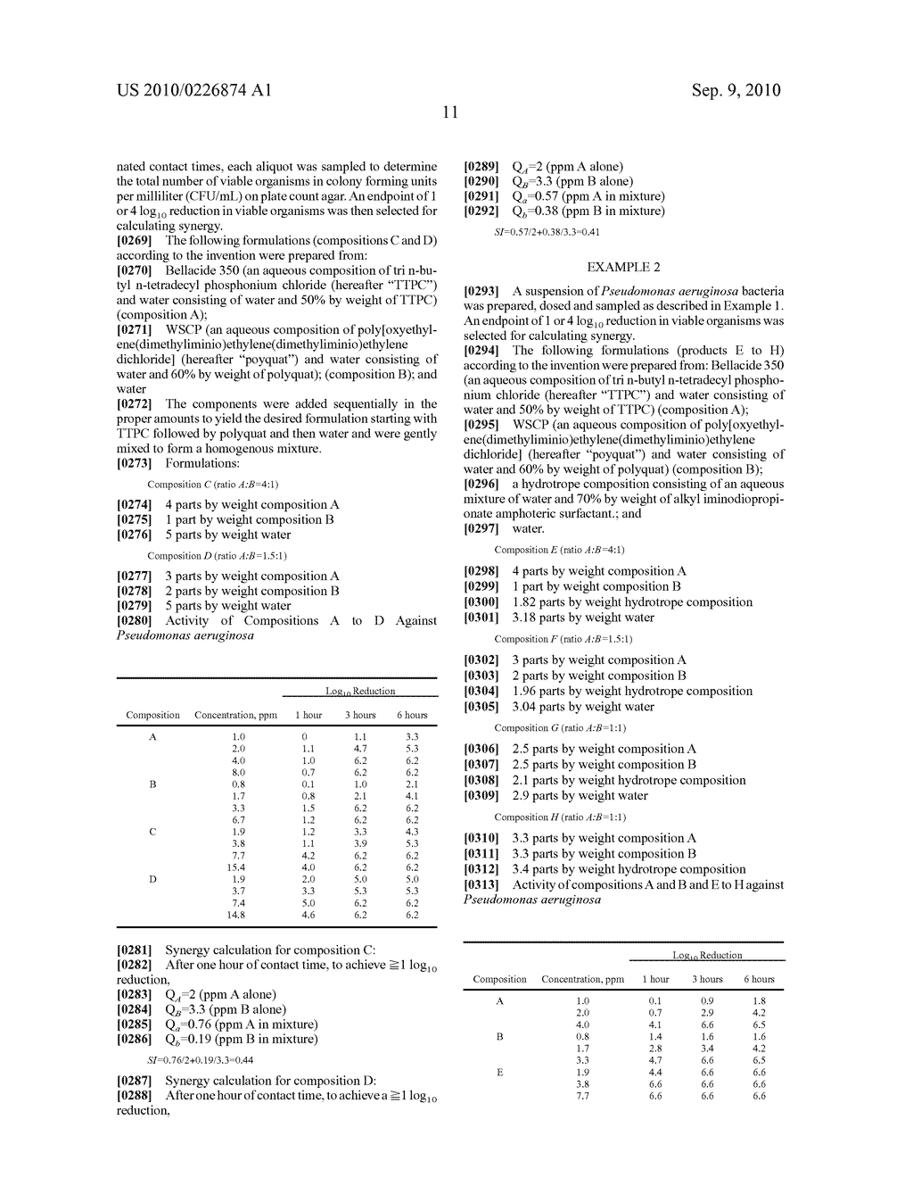 BIOCIDAL COMPOSITIONS - diagram, schematic, and image 12