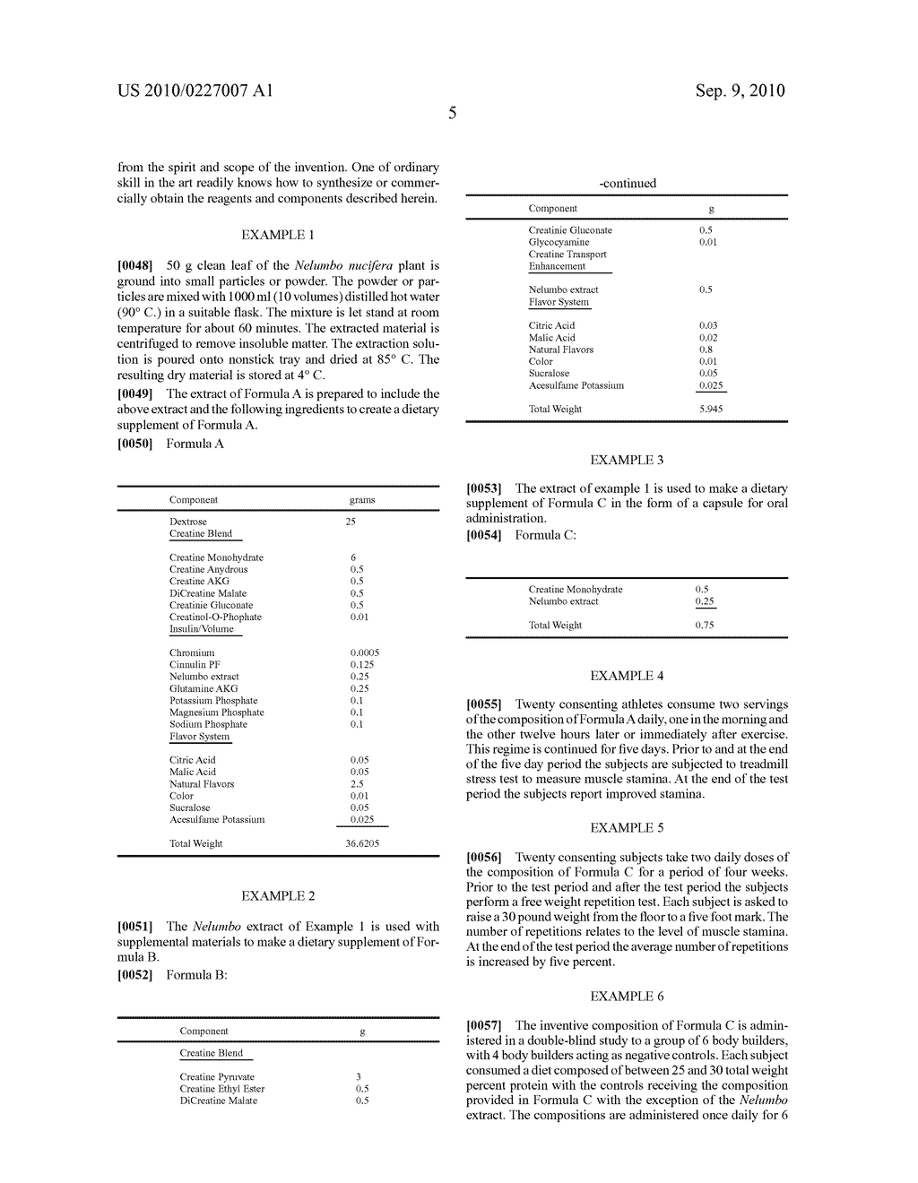 DIETARY SUPPLEMENTS CONTAINING EXTRACTS OF NELUMBO AND PROCESSES OF USING SAME - diagram, schematic, and image 06